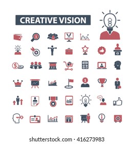 creative vision icons

