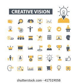 creative vision icons
