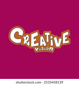 creative vision illustration typography slogan for t shirt printing, T-shirt graphic design.