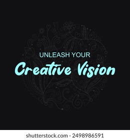 creative vision typography slogan for t shirt printing, tee graphic design.