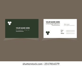 Creative visiting card design available