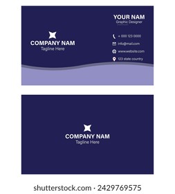 Creative visiting card design 
Geometric visiting card design