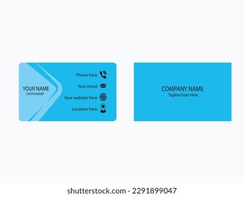 Creative visiting card design id