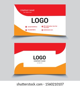 Creative visiting card design for professional purposes