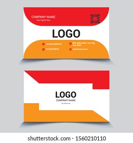 Creative visiting card design for professional purposes