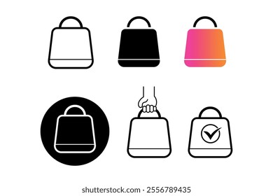 Creative Visual Shopping Bags Icon for Standout Promotions, shopping, bags, icon, market, retail, purchase, service, packaging, ecommerce, consumer, trade, shopping cart, delivery, carry, buy, fashion