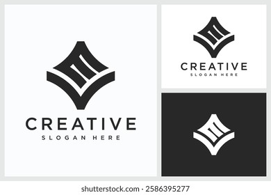 Creative VM letter logo design custom alphabet logo, Amazing professional elegant trendy awesome artistic black and white color VM MV initials based alphabet icon logo