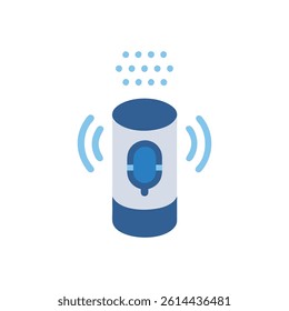 Creative Voice Assistant Icon for Digital Interaction