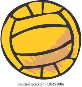 Creative Volleyball Illustration