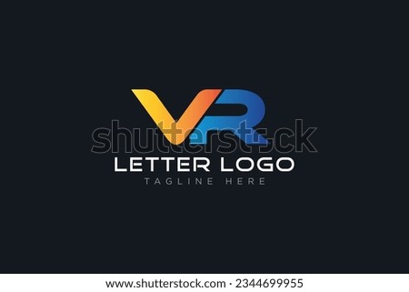 creative VR logo. vr icon Photo stock © 