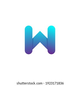 Creative W-Home Modern Logo - W-Letter-Logo-Vektorvorlage - Awesome W Modern Letter-Logo-Design - W-Logo-Marke