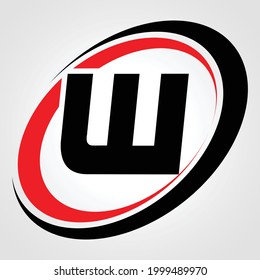 creative w letter logo design