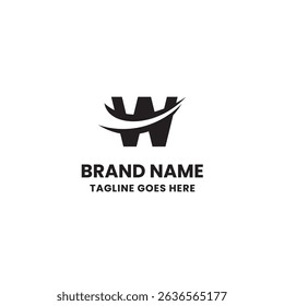 Creative W  Letter Logo Design