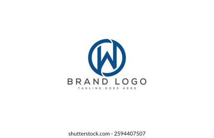 Creative w logo for Branding  and Startups.