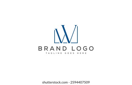 Creative w logo for Branding  and Startups.