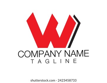 Creative W Logo, Icon, Shapes for commercial use, Web Design, Print, Presentation, banner, Flyer, magazine. design