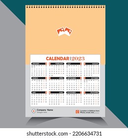 Plantilla de diseño Creative wall caledar 2023