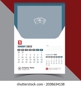 Creative Wall Calendar 2022 for Organization 