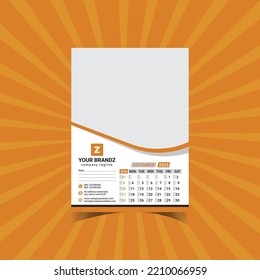 Creative Wall Calender Design 2023