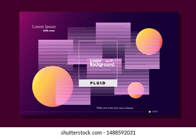 Creative wallpaper. blend style gradient shape for wallpaper, banner, poster, background, cover book, landing page etc eps10 -vector