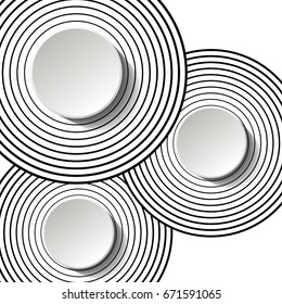 Creative wallpaper. Vector illustration. Infographic.