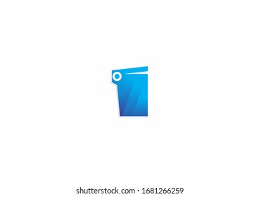 creative waste disposal vector graphic illustration. Fit for trash can icon flat