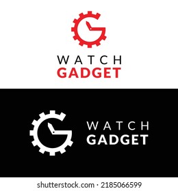 Creative watch Gadget logo templates