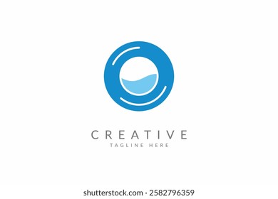 Creative water drop logo design 