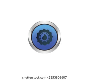 Creative Water Engineering logo design vector template