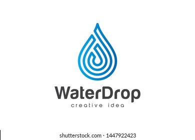 Creative Water Logo Design Template