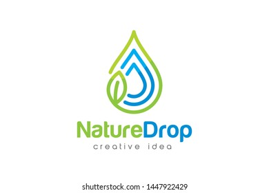 Creative Water Logo Design Template