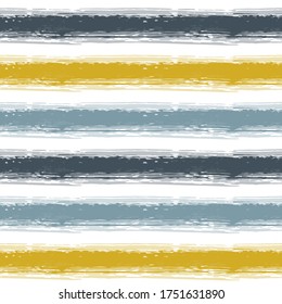 Creative watercolor brush stripes seamless pattern.  Grungy Seamless Lines Pattern Design.  For wallpaper. Hand drown paint strokes decoration artwork.