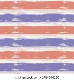 Creative watercolor brush stripes seamless pattern. Hand drown paint strokes graphic artwork.  For wallpaper. Hand drown paint strokes decoration artwork.