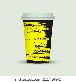 Creative Watercolor Coffee cup