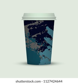 Creative Watercolor Coffee cup
