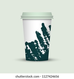 Creative Watercolor Coffee cup