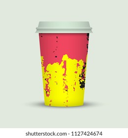 Creative Watercolor Coffee cup