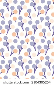 flores redondas color agua creativa color rosa violeta, fondo de patrón sin costura floral para textiles, papel tapiz, papel de envoltura. Vector 10 del diseño de superficie de tejido