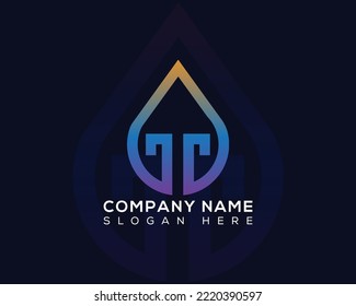 icono de diseño del logotipo de creativo water drop.