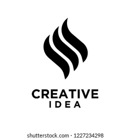 creative wave logo icon designs vector