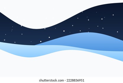 Creative Waves Blue background. Dynamic shapes composition