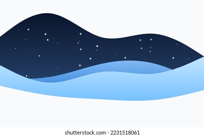 Creative Waves Blue background. Dynamic shapes composition