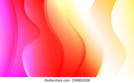 Creative Waves. Futuristic Technology Style Background. Design For Cover Page, Poster, Banner Of Websites. Colorful Vector Illustration.