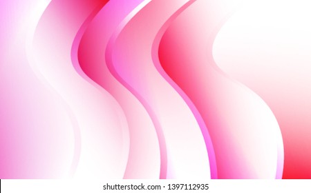 Creative Waves. Futuristic Technology Style Background. For Elegant Pattern Cover Book. Colorful Vector Illustration.