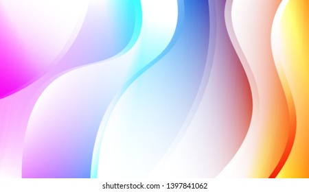 Creative Waves. Futuristic Technology Style Background. Design For Your Header Page, Ad, Poster, Banner. Colorful Vector Illustration
