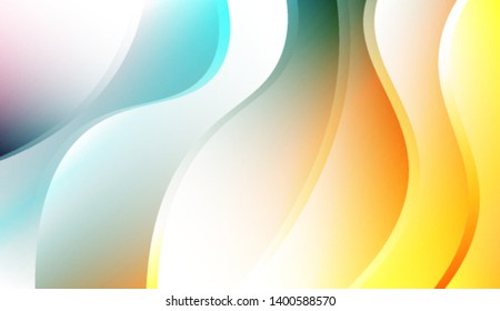 Creative Waves. Futuristic Technology Style Background. For Elegant Pattern Cover Book. Colorful Vector Illustration.