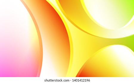 Creative Waves. Futuristic Technology Style Background. Design For Your Header Page, Ad, Poster, Banner. Colorful Vector Illustration