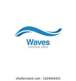 Creative Waves Logo and Icon Vector Template