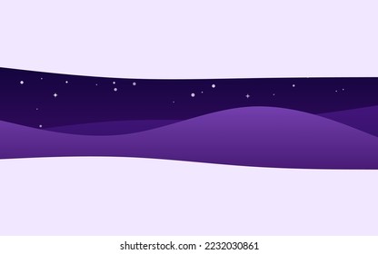 Creative Waves Night Purple background. Dynamic shapes composition