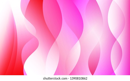 Creative Wavy Background. Design For Cover Page, Poster, Banner Of Websites. Colorful Vector Illustration.